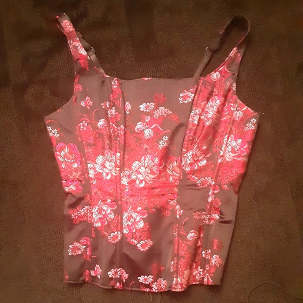 Jacquard Print Corset